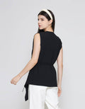 ZES Flowey With Belt Vest Wanita MPROW007