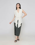 ZES Flowey With Belt Vest Wanita MPROW007