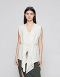 ZES Flowey With Belt Vest Wanita MPROW007