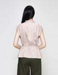 ZES Sleeveless With Belt Kemeja Wanita MPRWT014