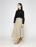 ZES Parachut A Line Rok Midi Wanita MASWB007