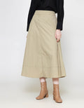 ZES Parachut A Line Rok Midi Wanita MASWB007