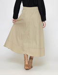 ZES Parachut A Line Rok Midi Wanita MASWB007