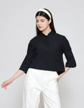 ZES Statement Cuff Basic Kemeja Wanita MASWT003