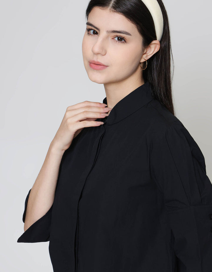 ZES Statement Cuff Basic Kemeja Wanita MASWT003