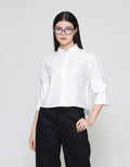 ZES Statement Cuff Basic Kemeja Wanita MASWT003