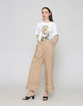 ZES WIDE LEG WITH STATEMENT CELANA PANJANG WANITA MASWB009