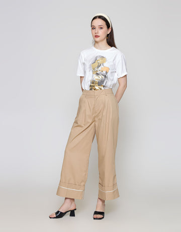 ZES WIDE LEG WITH STATEMENT CELANA PANJANG WANITA MASWB009