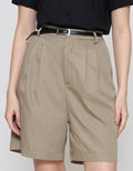 ZES Jort With Belt Celana Pendek Wanita MASWB005