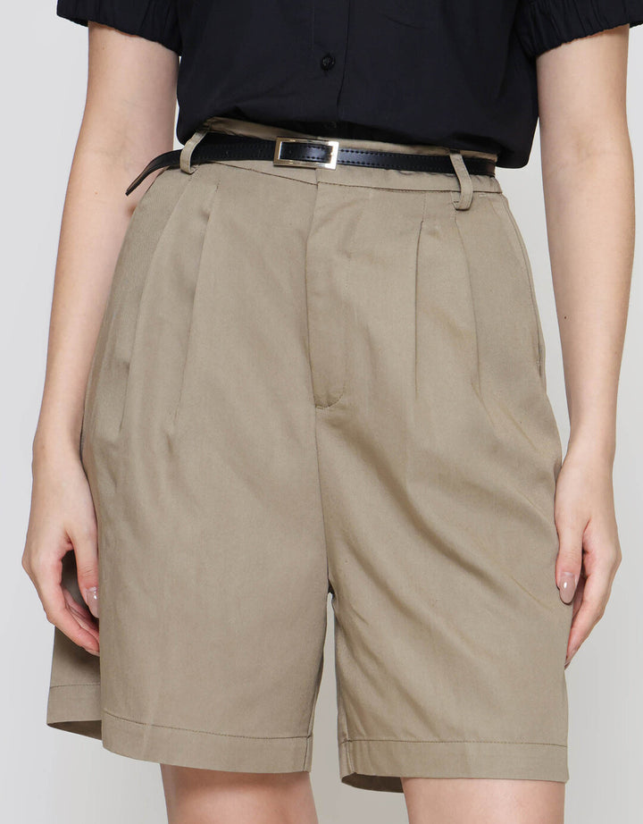 ZES Jort With Belt Celana Pendek Wanita MASWB005