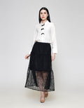 ZES Simply Long Lace Rok Midi Wanita MASWB012