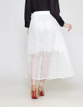 ZES Long Lace Rok Midi Wanita MASWB013