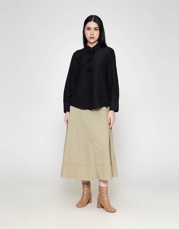 ZES Coquette Kemeja Lengan Panjang Wanita TSBWT013