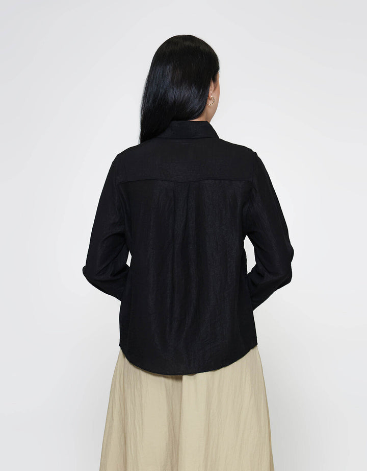 ZES Coquette Kemeja Lengan Panjang Wanita TSBWT013