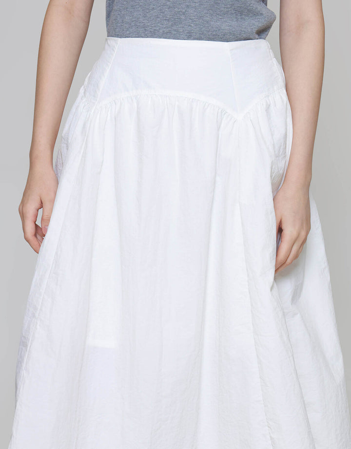 ZES Midi Skirt Waist Cut Parasut TSBWB007