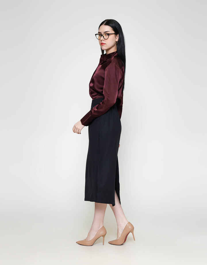 ZES Straight Rok Midi Wanita TSBWB005