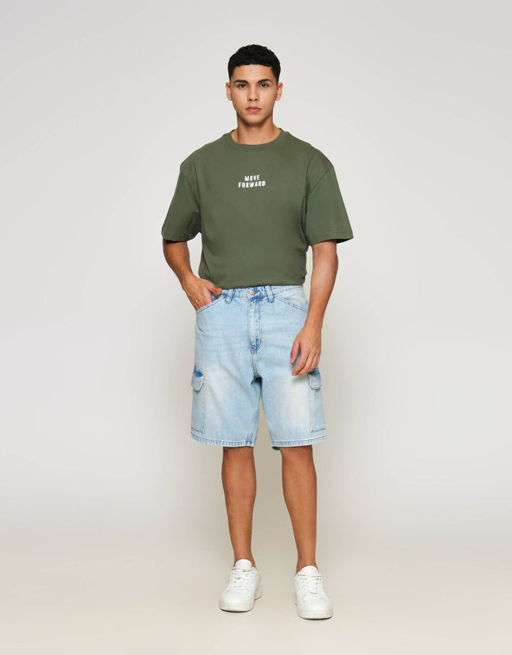 ZES Cargo Pocket Albert Celana Denim Pria ALBERT