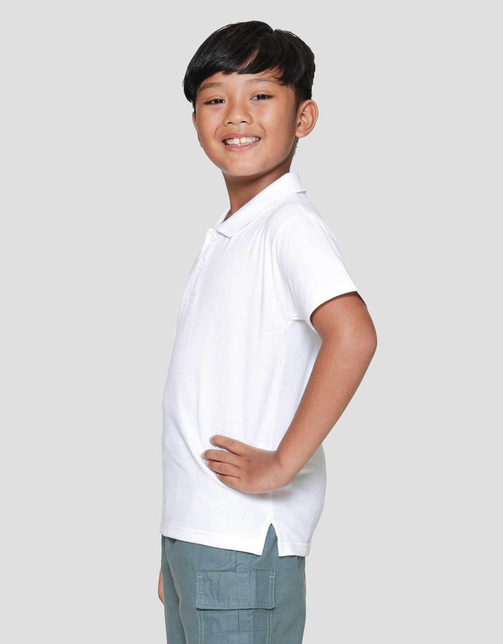 Little M Polos Print Kaos Lengan Pendek Anak Laki-laki
