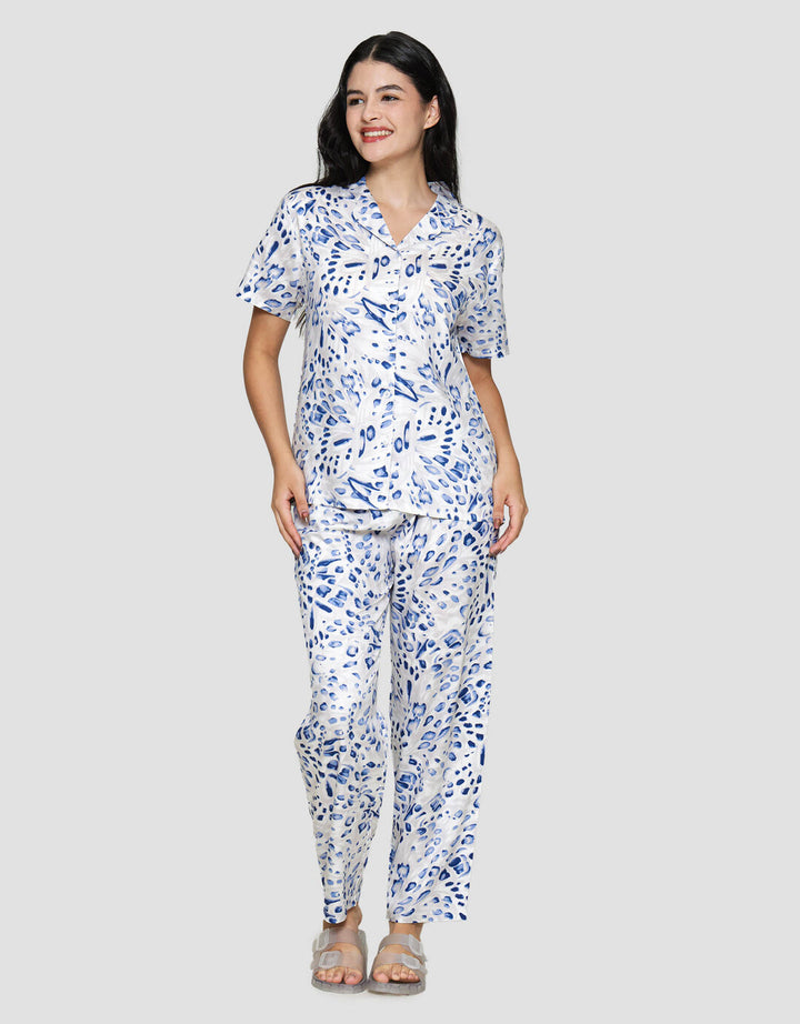 Nevada Printed Water Piyama Set Wanita