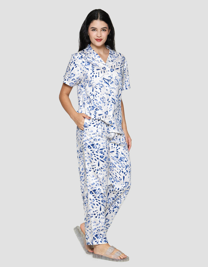 Nevada Printed Water Piyama Set Wanita