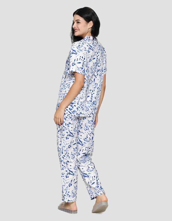 Nevada Printed Water Piyama Set Wanita