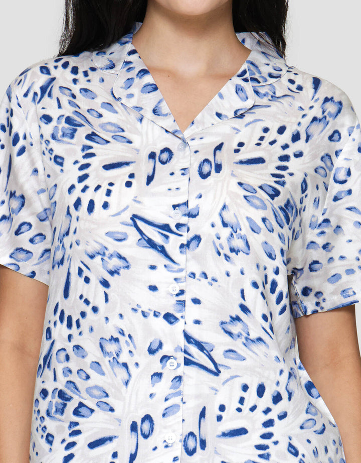 Nevada Printed Water Piyama Set Wanita