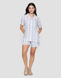 Nevada Printed Stripe Small Piyama Wanita
