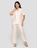 Disney Stripe Princess Piyama Set Wanita