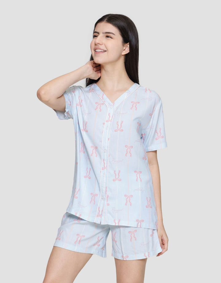 Disney Ribbon Princess Piyama Set Wanita