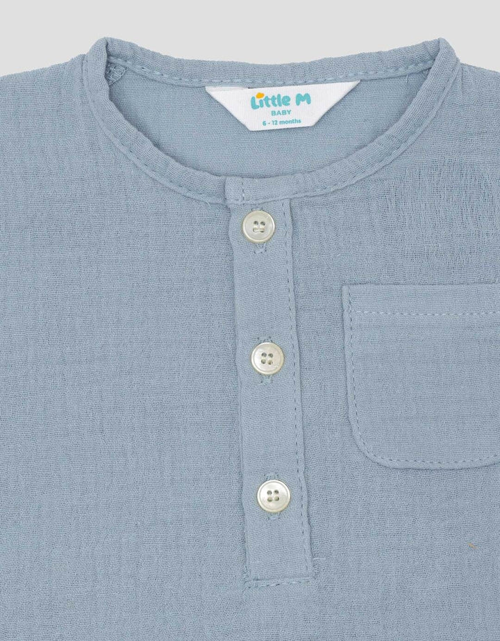 Little M Cringcle Pakaian Setelan Anak Laki-laki