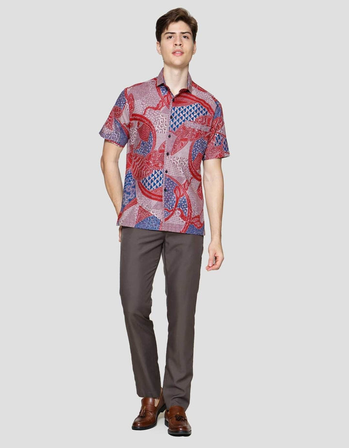 Arjuna Weda Tumpuk Kemeja Batik Pria