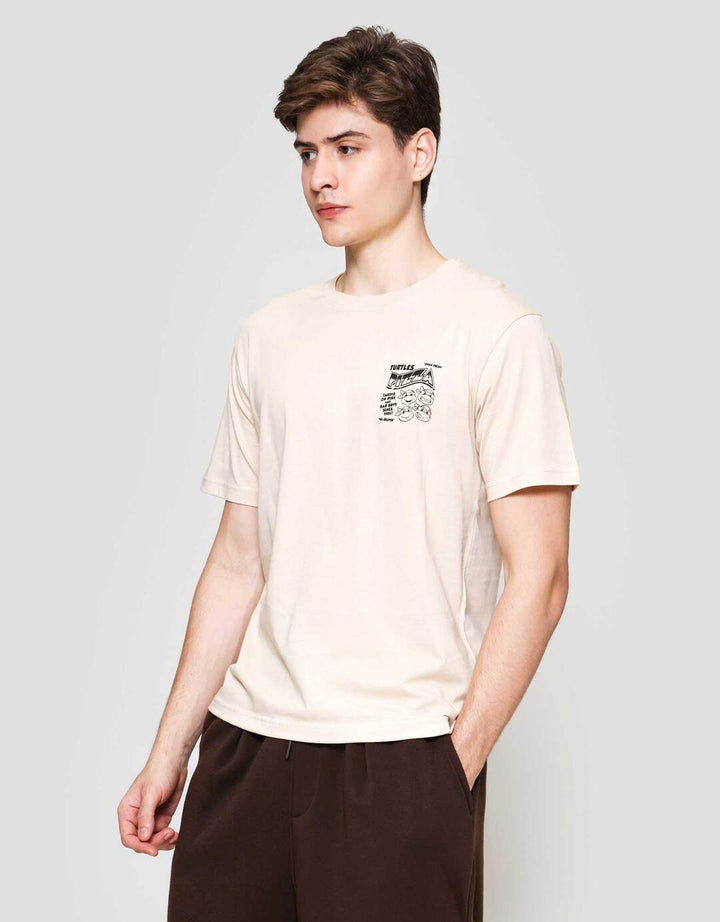 Nevada Print - Style Turtles Kaos Lengan Pendek Pria