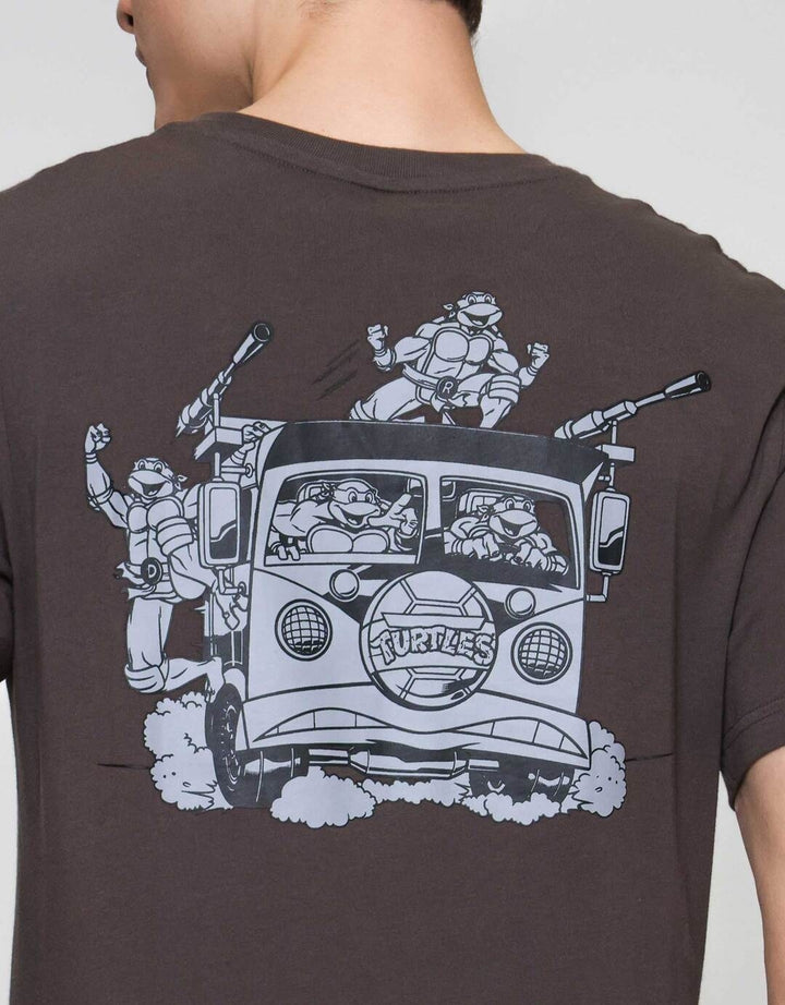 Nevada Print - Style Tmnt Kaos Lengan Pendek Pria