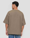 Nevada Plain Basic Kaos Oversize Pria