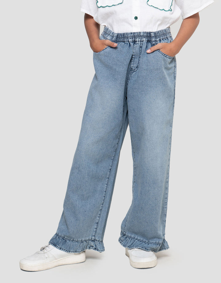 Exit Girls Milo Celana Kulot Denim Anak Perempuan