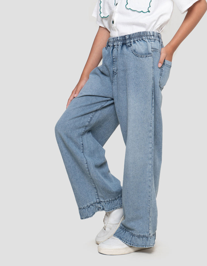 Exit Girls Milo Celana Kulot Denim Anak Perempuan