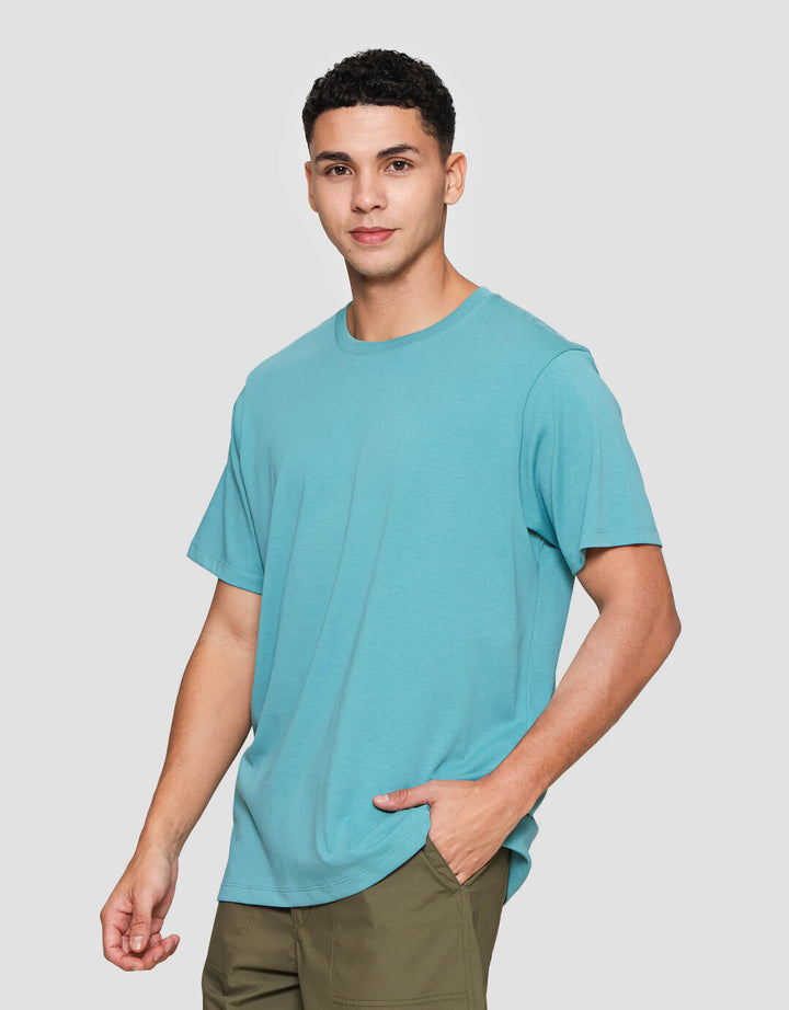 Suko Supima Katun Kerah Bulat Lengan Pendek Kaos Pria