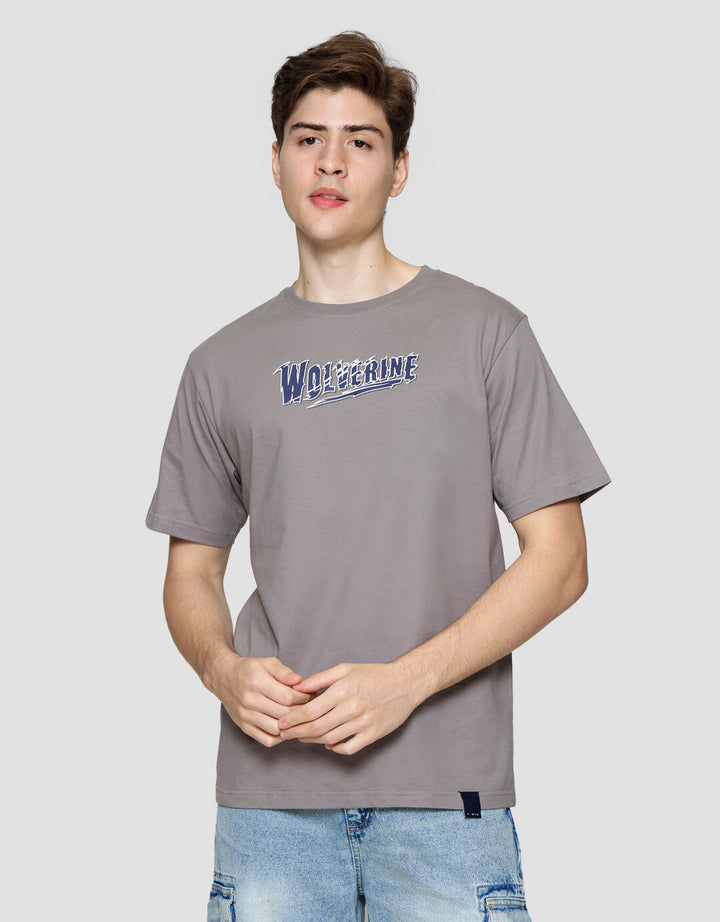 Marvel Wolverine Xmen In Retro Classic Kaos Lengan Pendek Pria