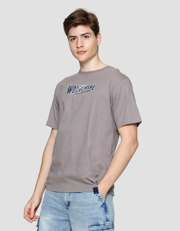 Marvel Wolverine Xmen In Retro Classic Kaos Lengan Pendek Pria