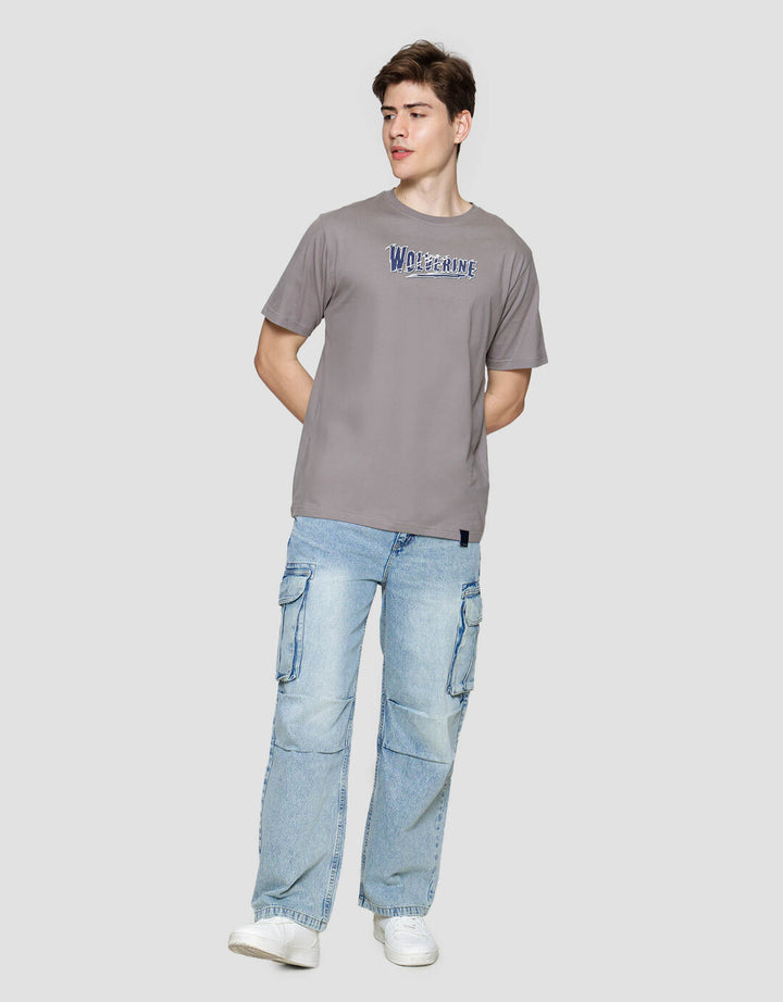 Marvel Wolverine Xmen In Retro Classic Kaos Lengan Pendek Pria