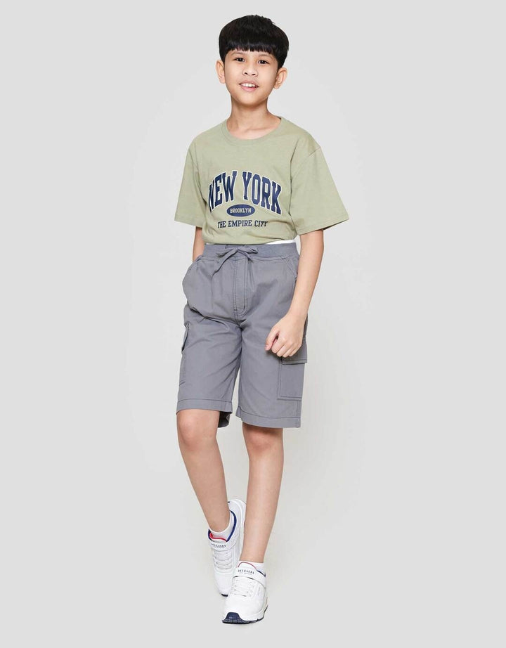 Nevada Woven Rib Tempel Celana Pendek Anak Laki-laki