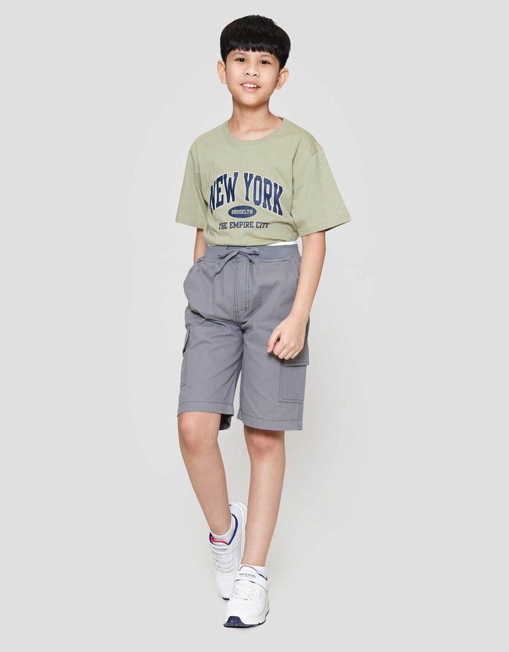 Nevada Woven Rib Tempel Celana Pendek Anak Laki-laki