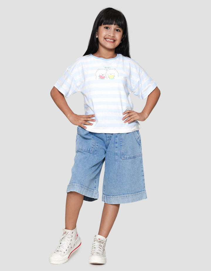 Nevada Ki Print Cat Ct1A Kaos Anak Perempuan