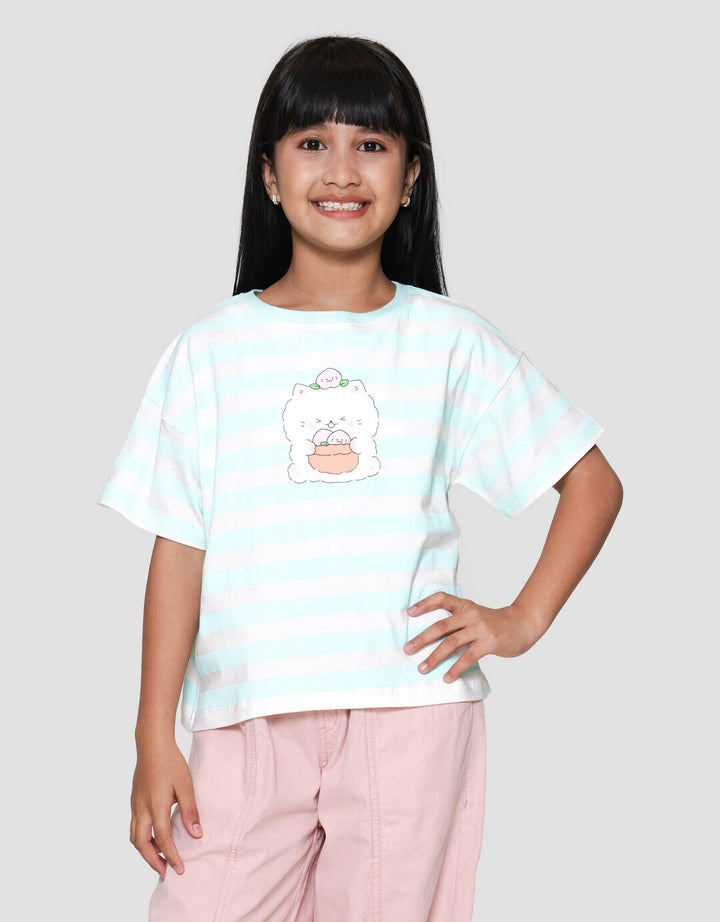 Nevada Print Simply Cat Kaos Anak Perempuan