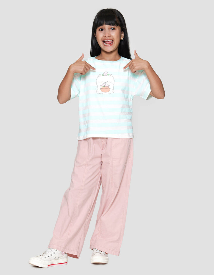 Nevada Print Simply Cat Kaos Anak Perempuan