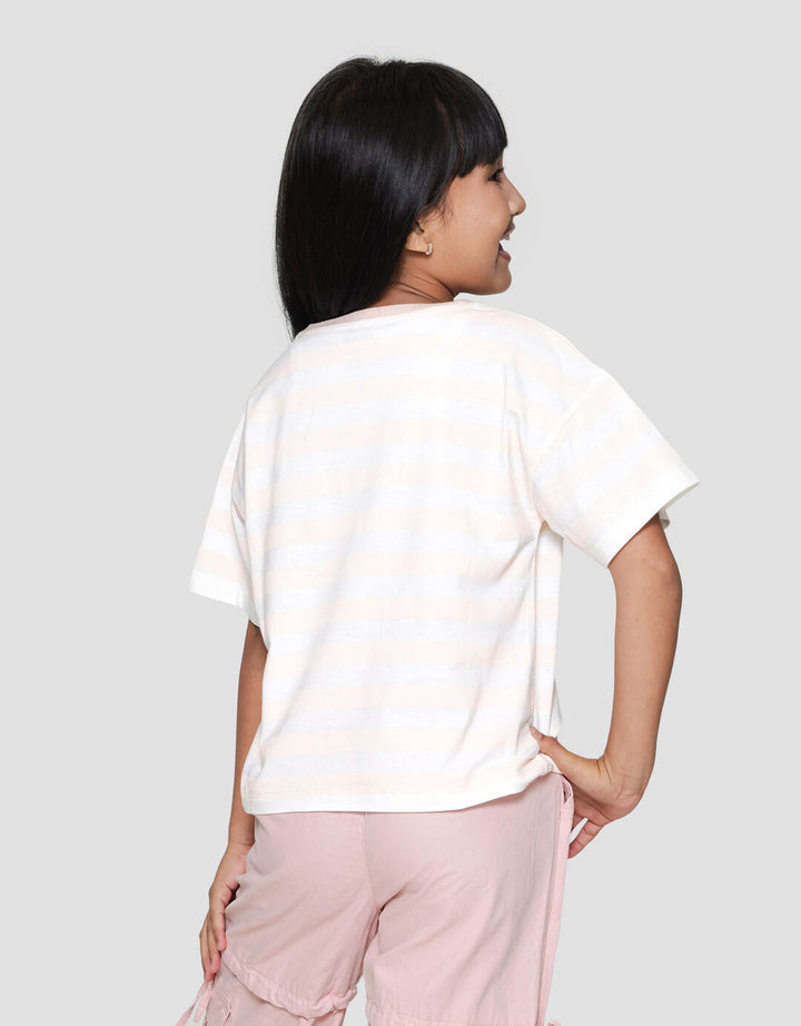 Nevada Print Animal Cat Kaos Anak Perempuan