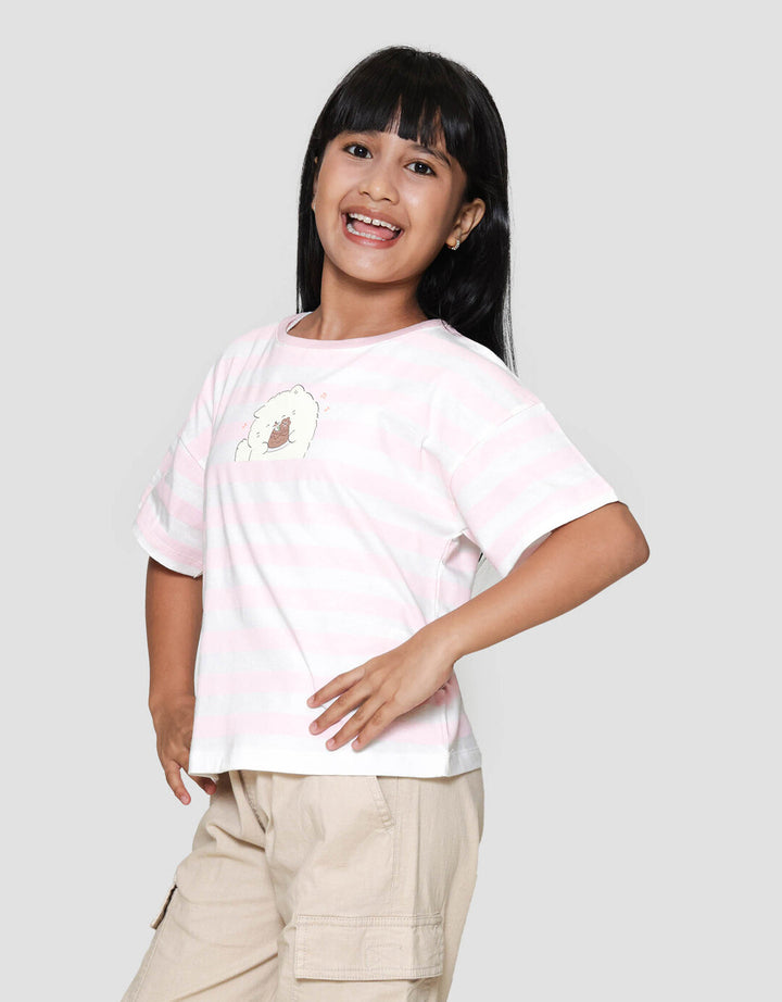 Nevada Print Cat Kaos Anak Perempuan