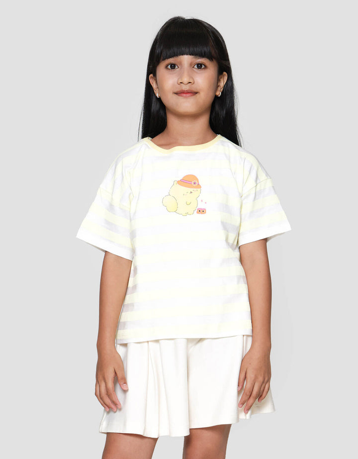 Nevada Print Cat Kaos Anak Perempuan