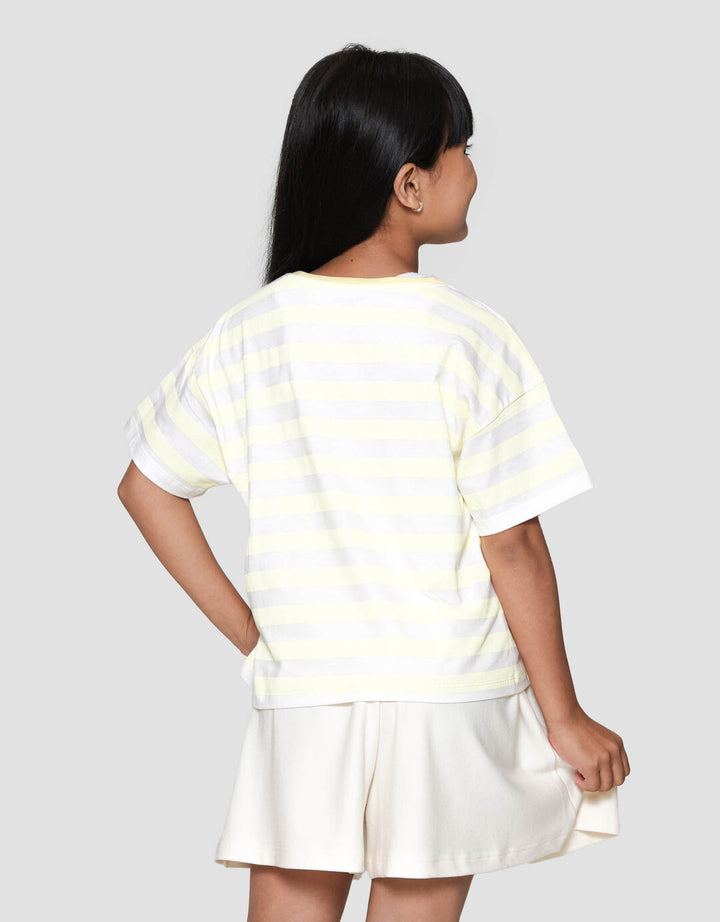 Nevada Print Cat Kaos Anak Perempuan