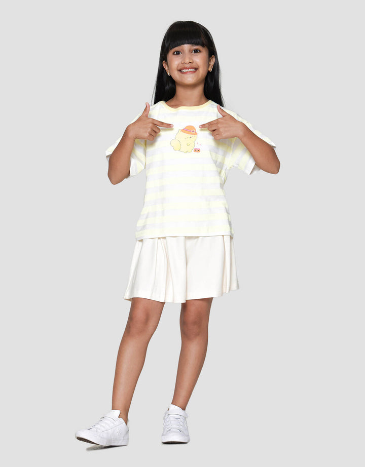 Nevada Print Cat Kaos Anak Perempuan